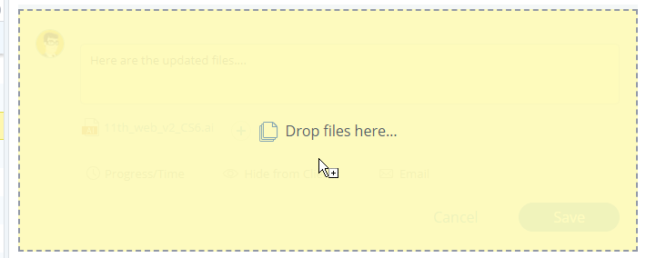 Drag-and-drop files
