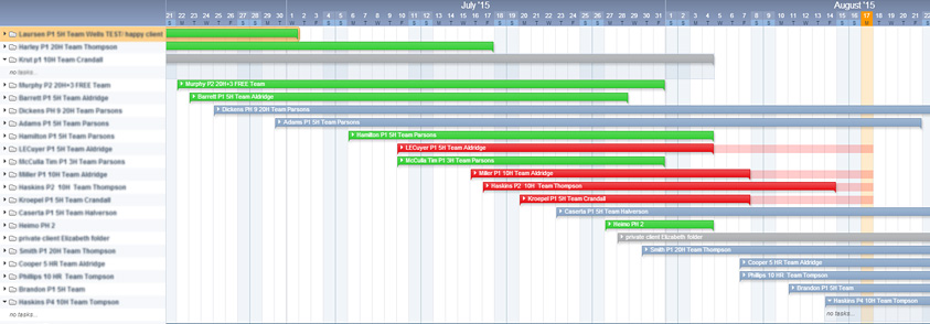 Timeline screenshot