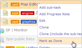 Add Projects and Tasks