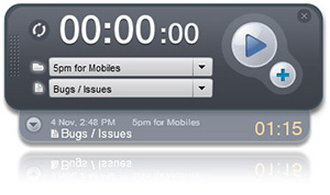 Time Tracker desktop widget