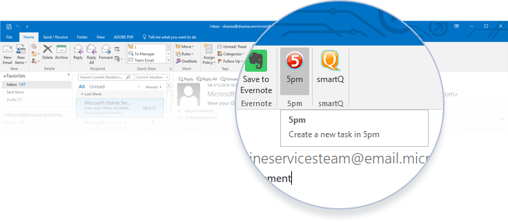 Outlook Addin (desktop)