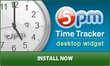5pm Time Tracker widget download