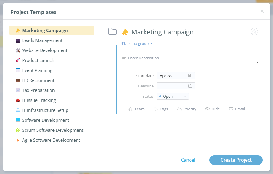 Project Templates