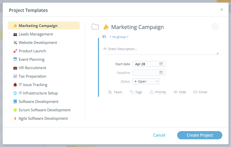 Project Templates